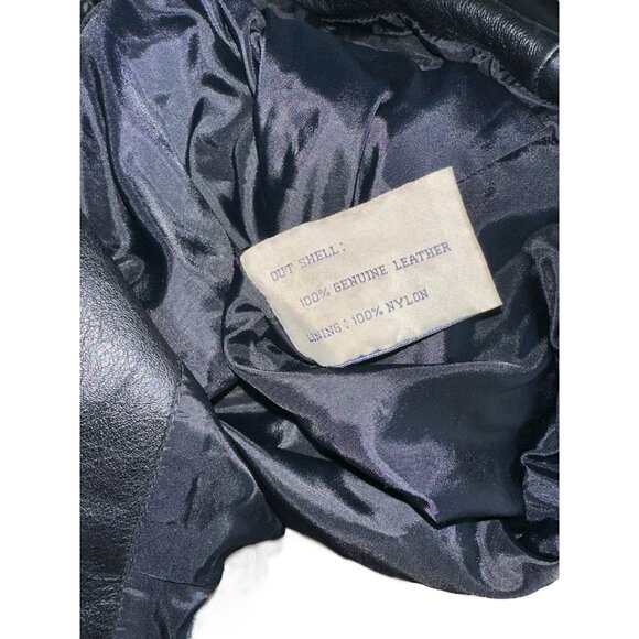 VTG Fitzwright Womens Leather & Suede Coat Plus 2X Black Patterned Suede Floral - Picture 5 of 7